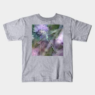 Lavender dragonfly Kids T-Shirt